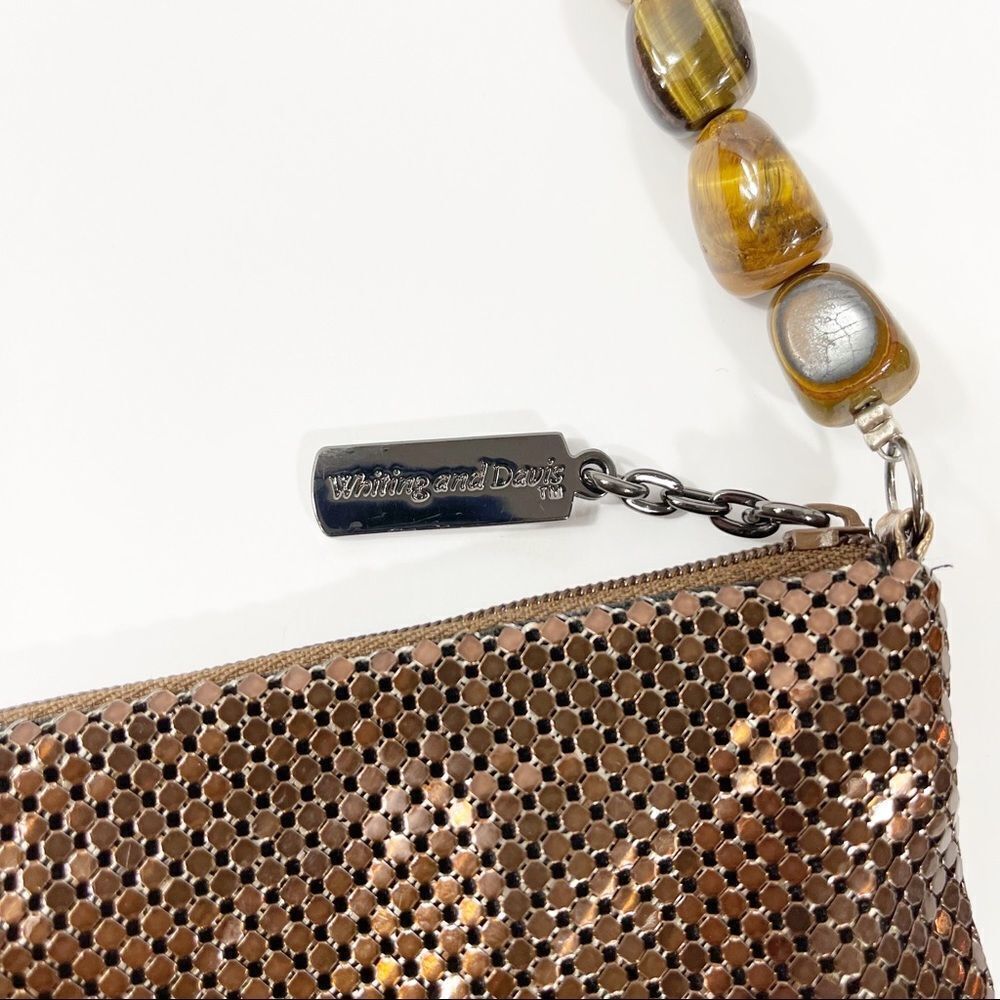 Bronze Whiting & Davis Mesh Bag - Picture 3 of 10